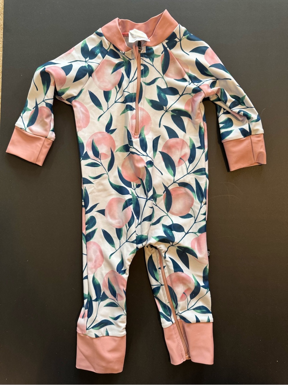 Kids Honeysuckle Swim Full Coverage Sunsuit - Pink